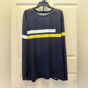 XXL Navy Long Sleeve Shirt